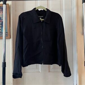New Frontier Vintage 1980’s Black Bolero Style Jacket, Size L